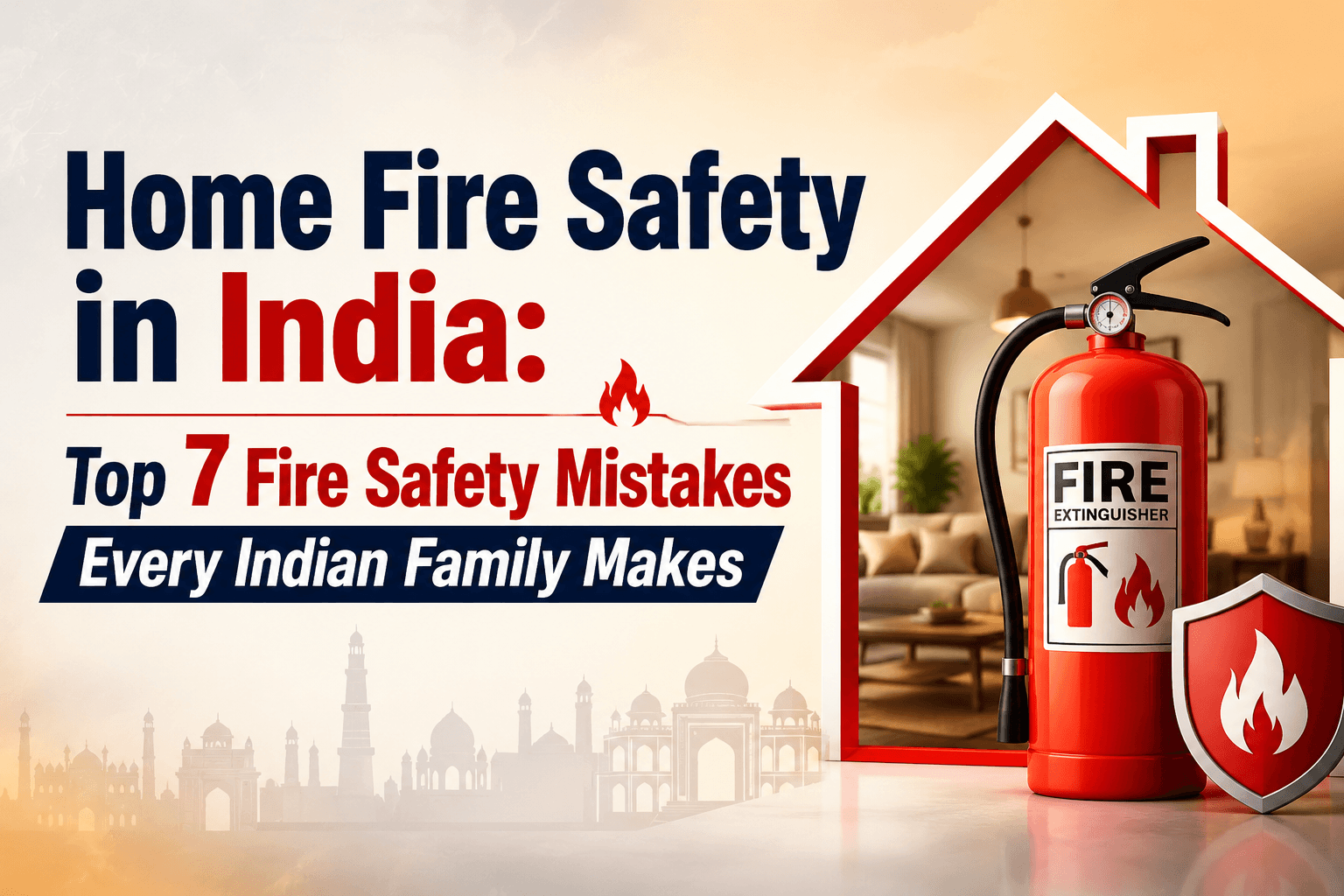 Home Fire Safety in India: Top 7 Fire Safety Mistakes Every Indian Family Makes