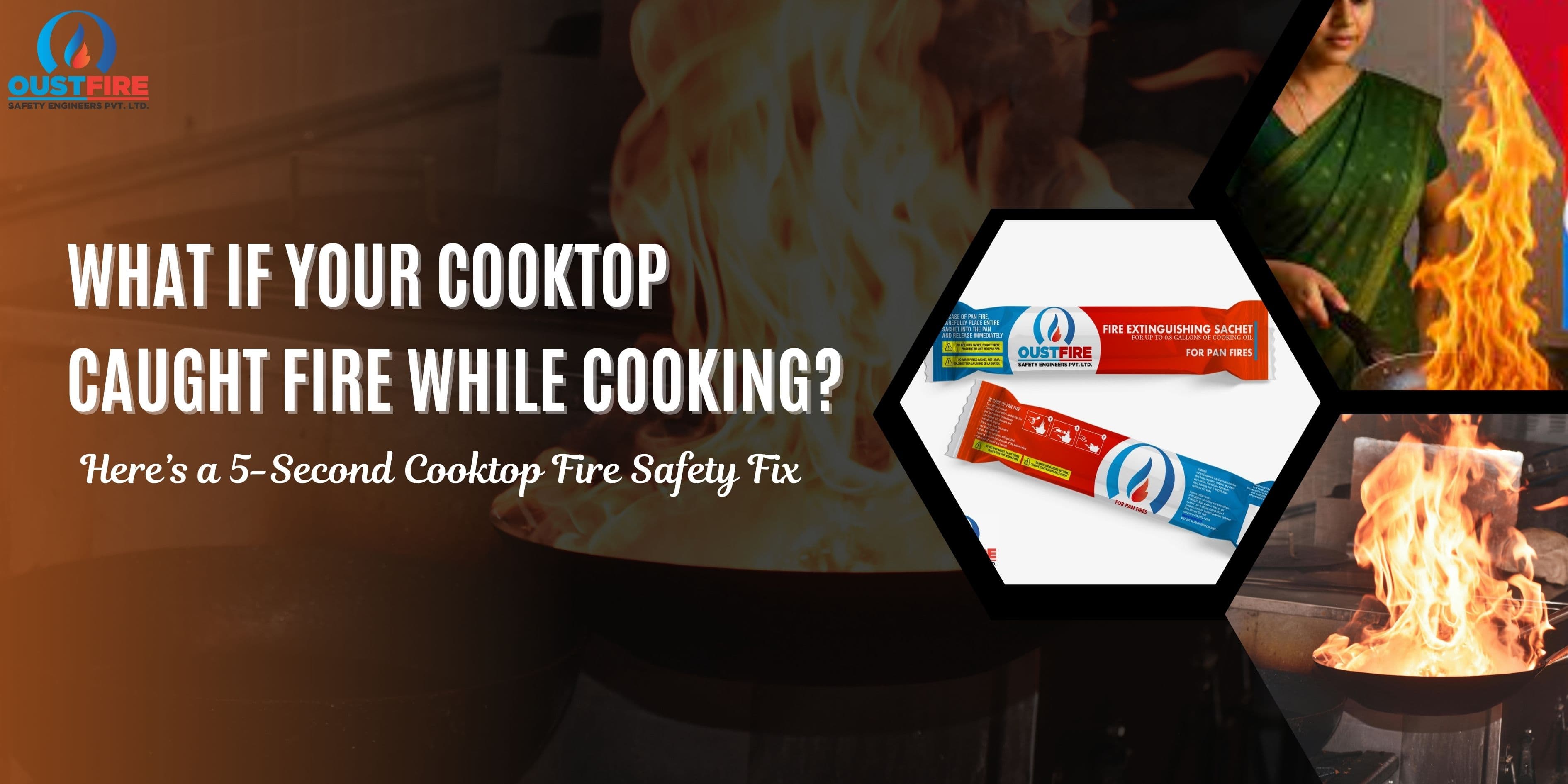 What If Your Cooktop Caught Fire While Cooking? Here's a 5-Second Cooktop Fire Safety Fix