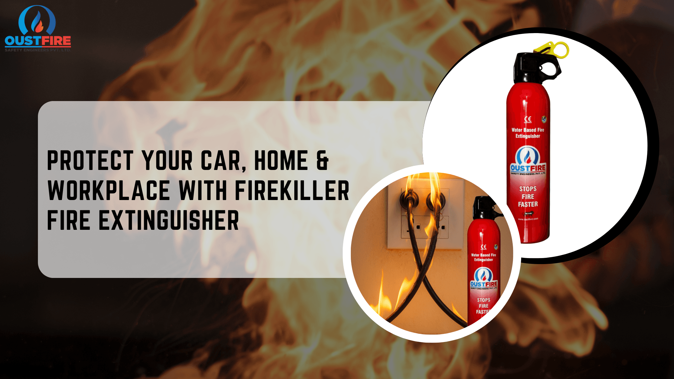Protect Your Car, Home & Workplace with FireKiller Fire Extinguisher